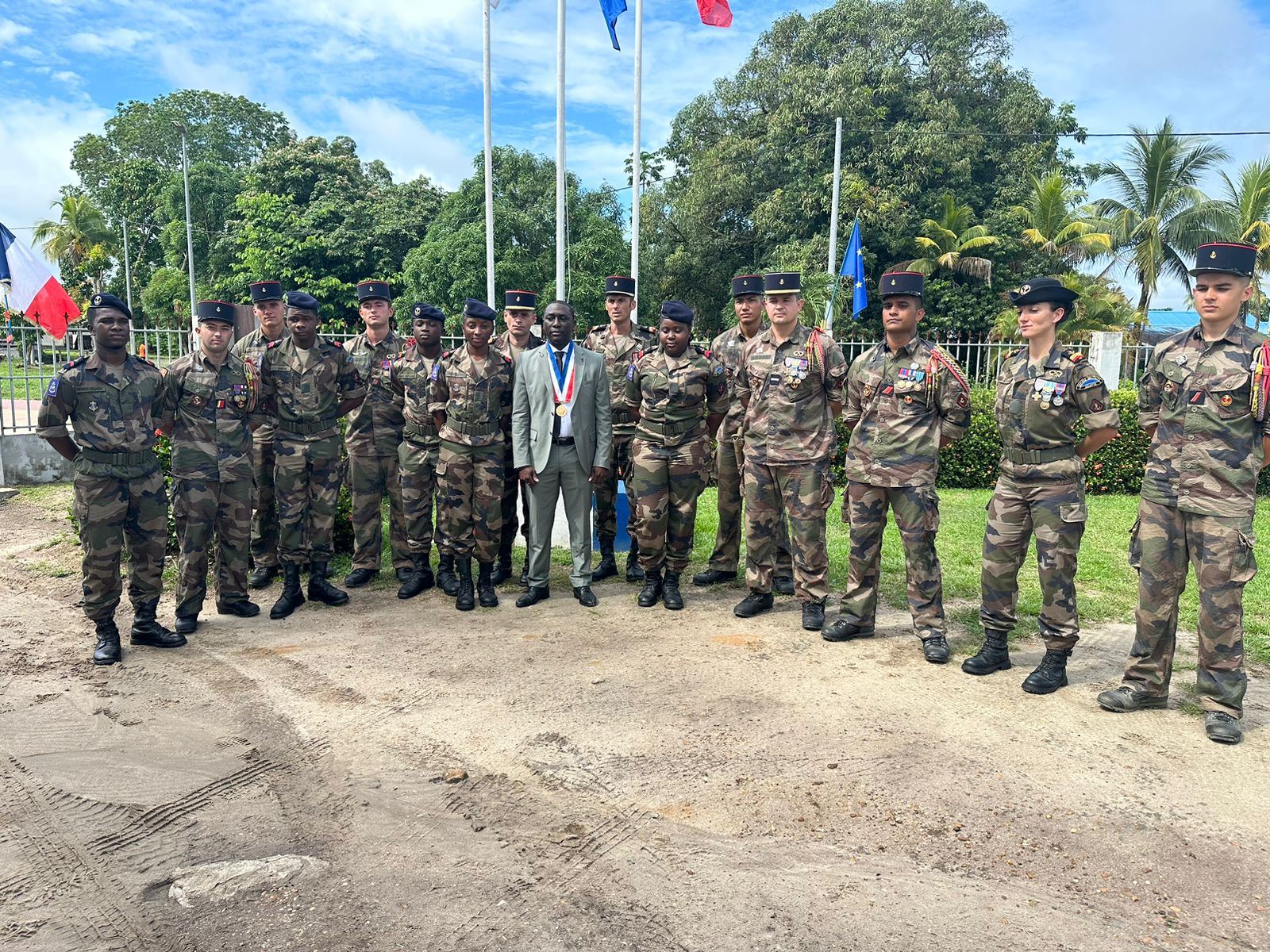 Grand-Santi, le 14 juillet 2024, une cérémonie inédite